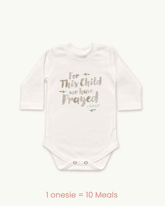 For this Child I have Prayed - body vest