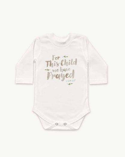 For this Child I have Prayed - body vest